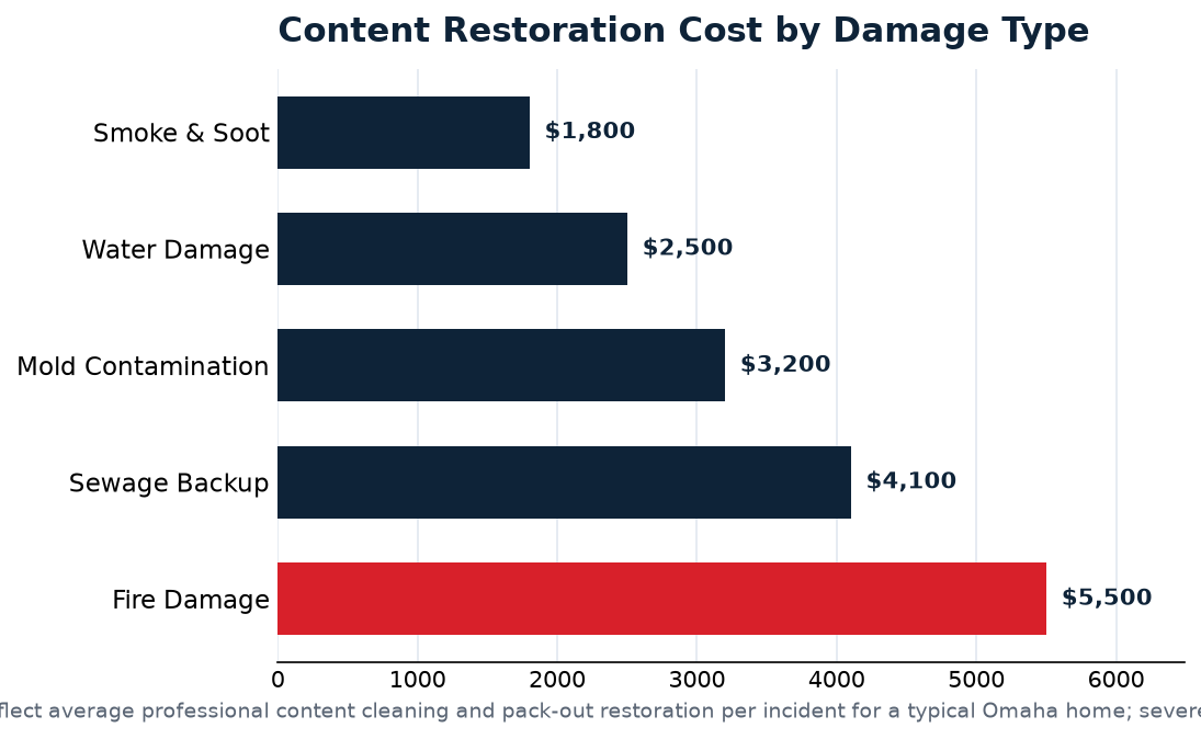 content cleaning and restoration data for Omaha homeowners